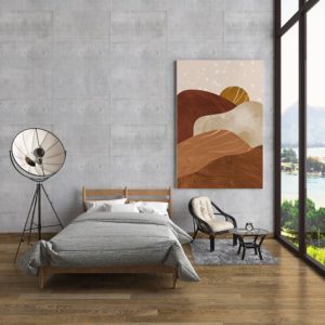 sunset-wallpaper-canvas-interior